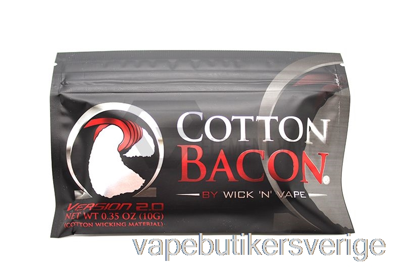 Vape Sverige Wick 'n' Vape Ekologisk Bomull Bacon V2